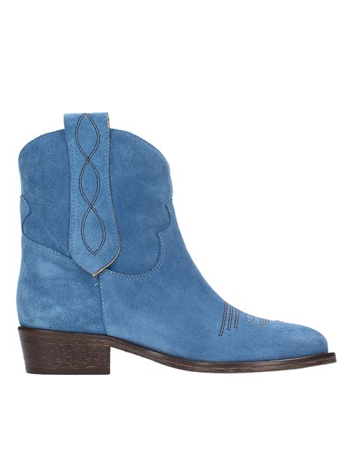 Texan ankle boots model 4035 in suede VIA ROMA 15 | 4035PACIFIC